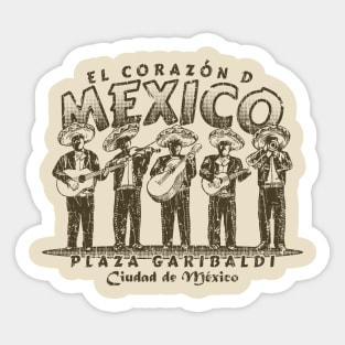 El Corazón d Mexico 1920 Sticker